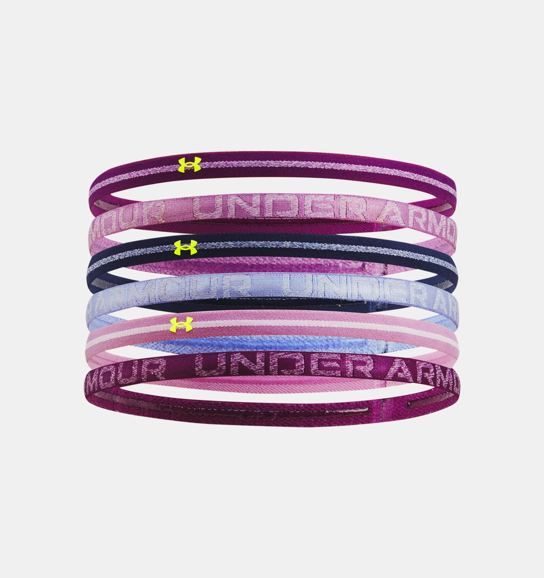 underarmour.com.au | Women's UA Heathered Mini Headbands - 6 Pack